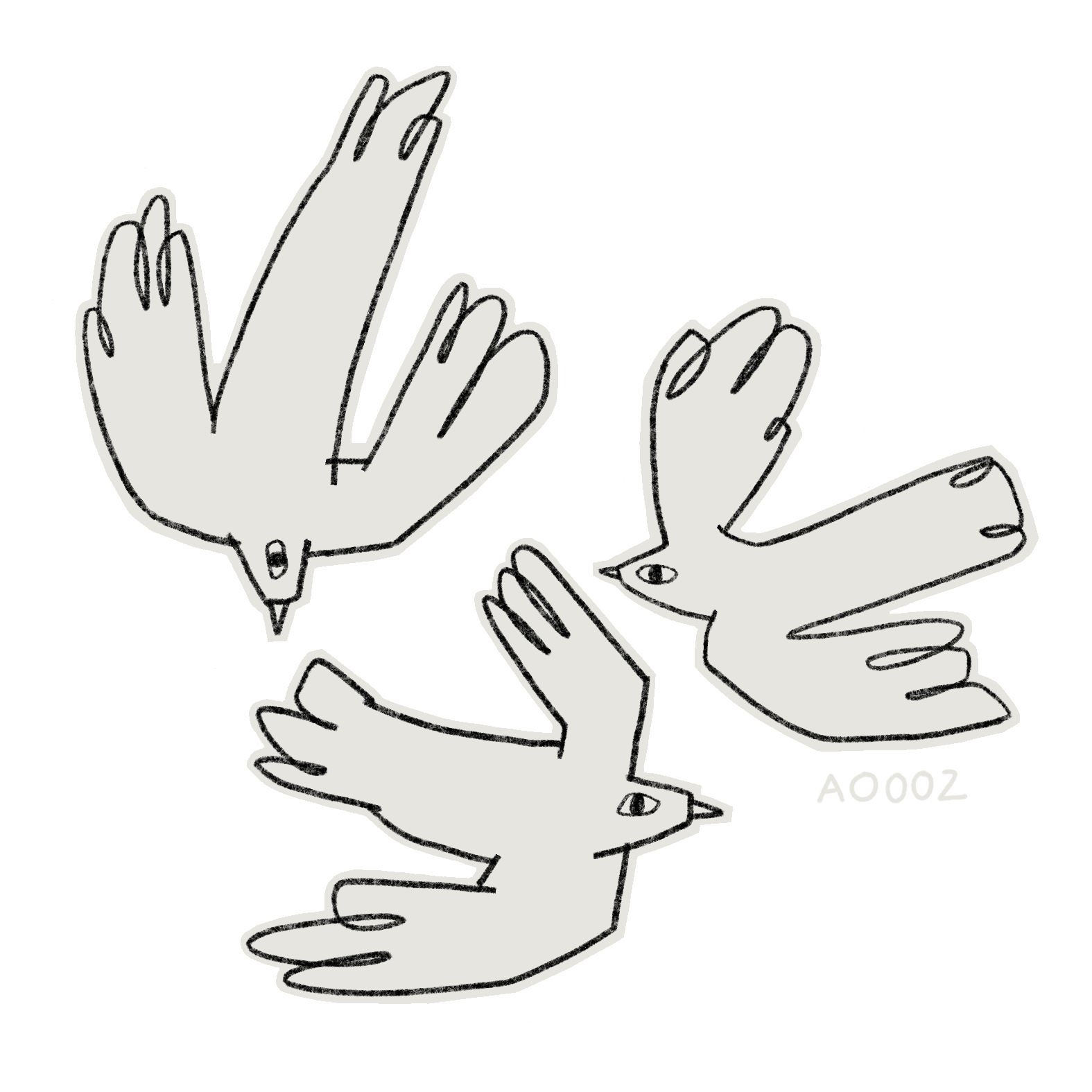tribu d' oiseaux