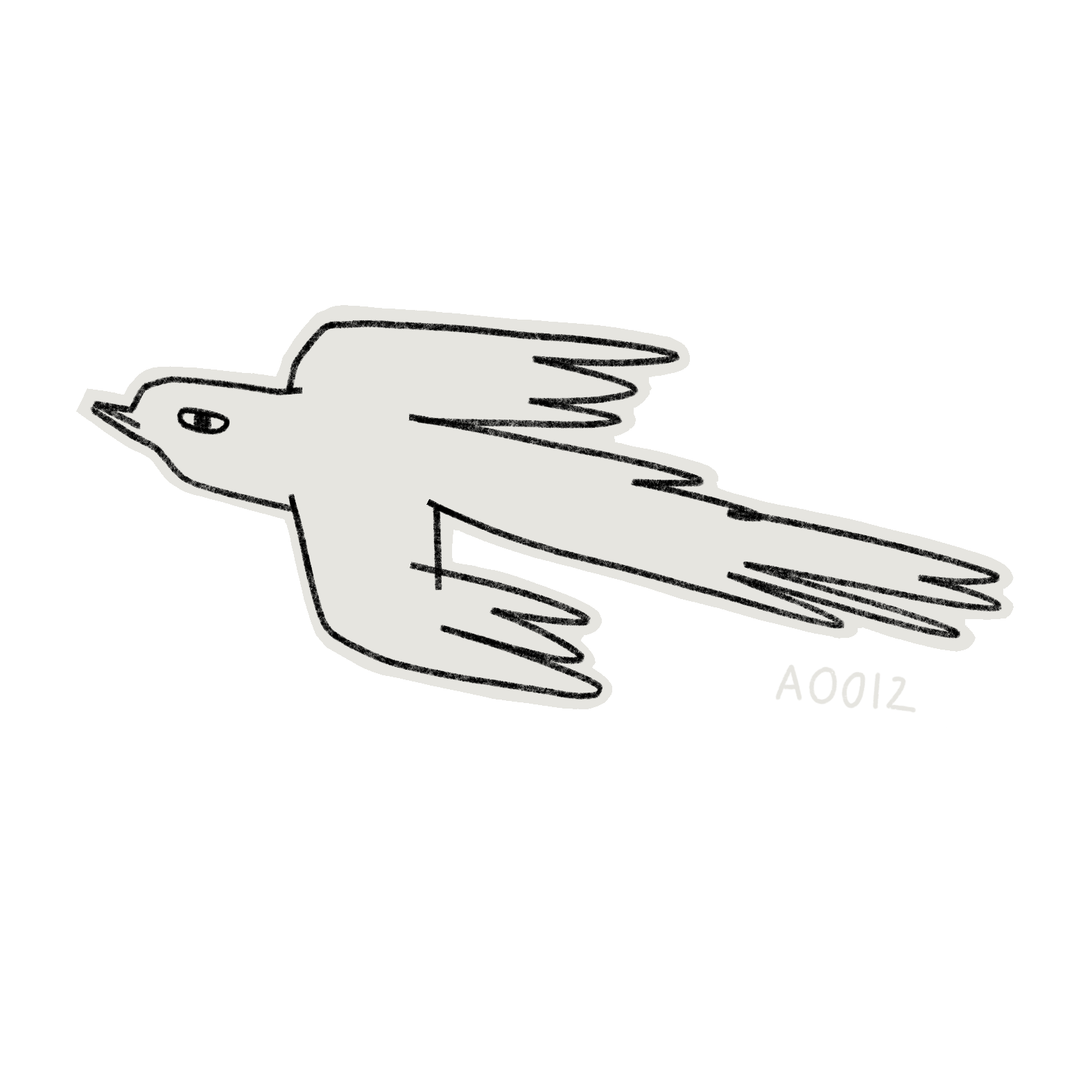oiseau filant