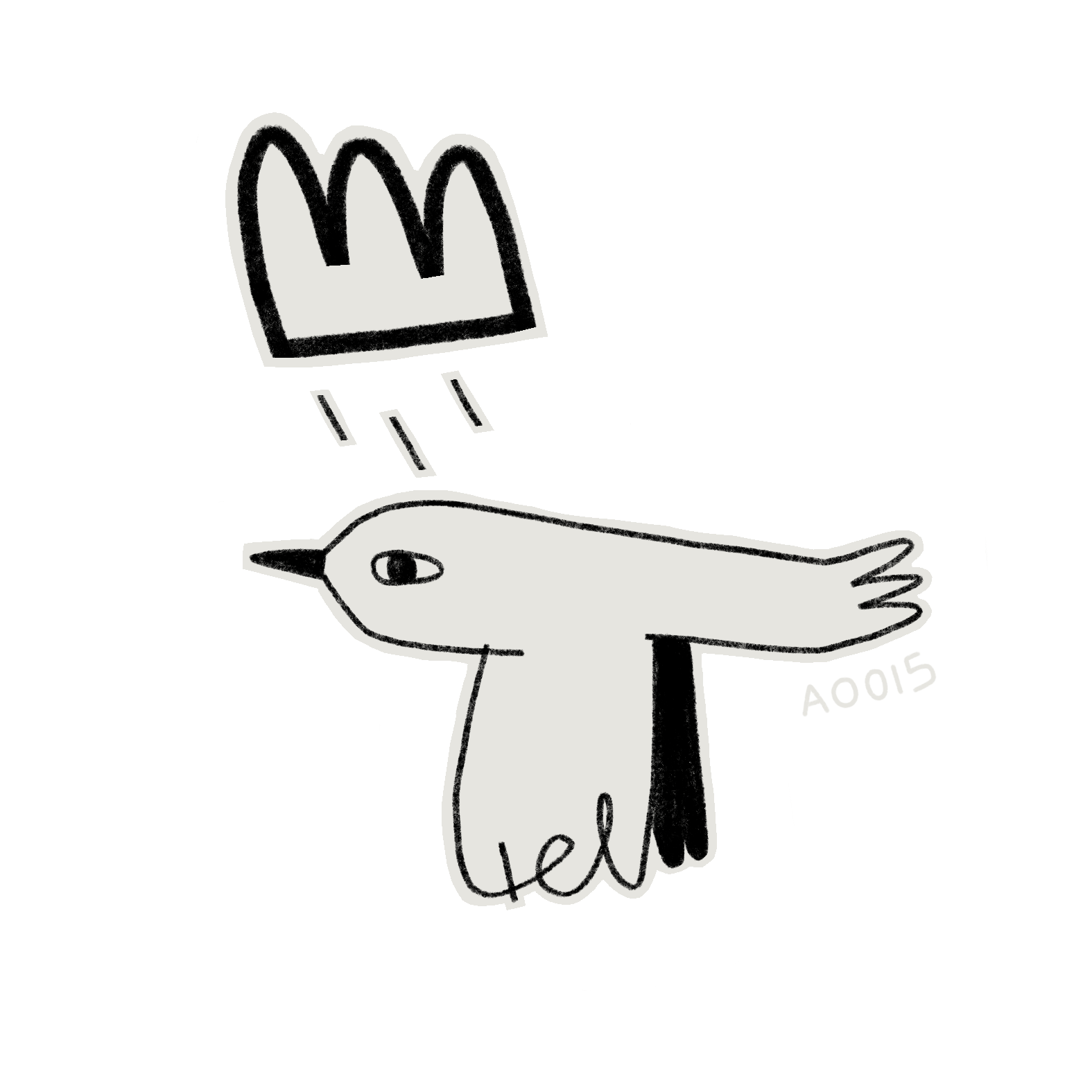oiseau dans le ciel