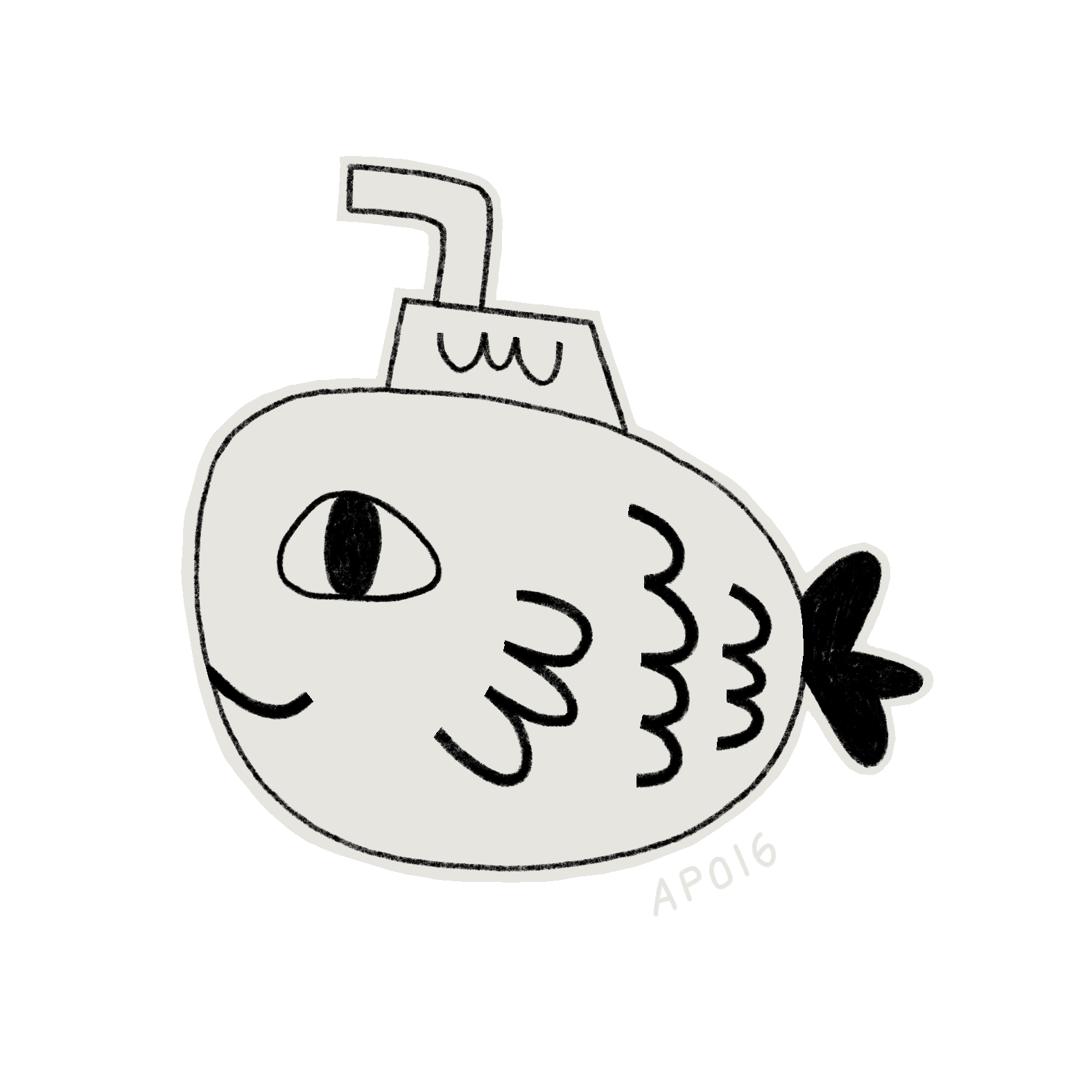 poisson sous-marin